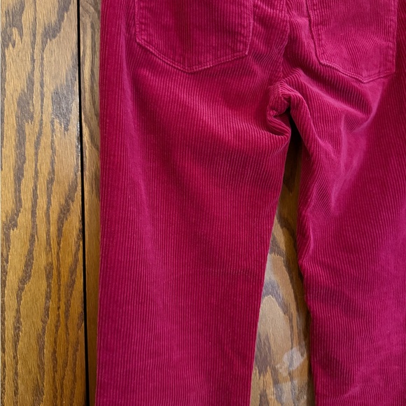 LRL Lauren Jeans Co Red Corduroy Pants Classic Straight Size 2 - Picture 5 of 9